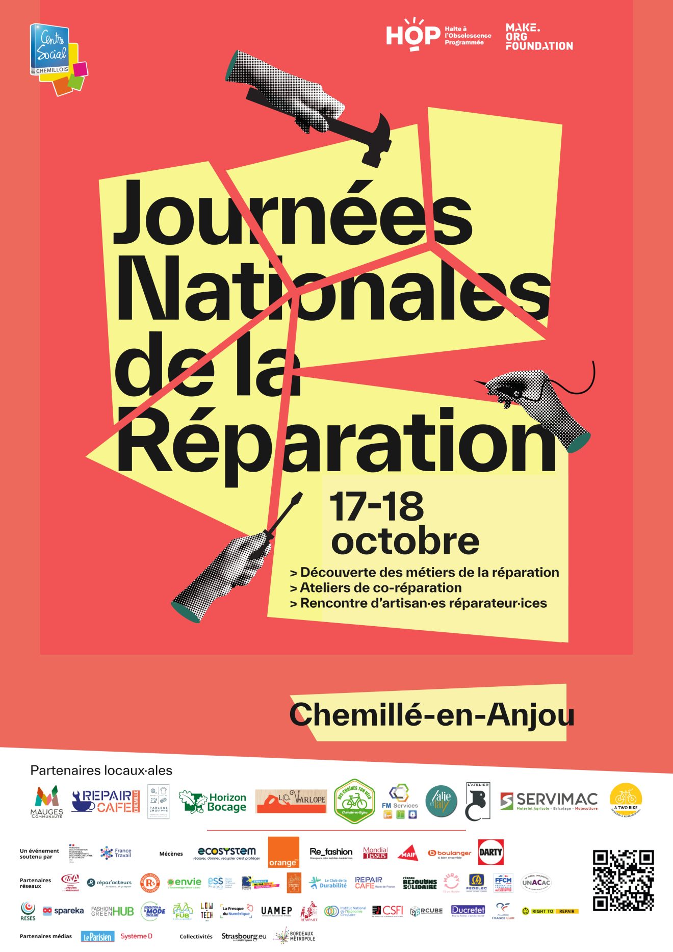 Journées nationales de la réparation - 17 et 18 octobre 2025