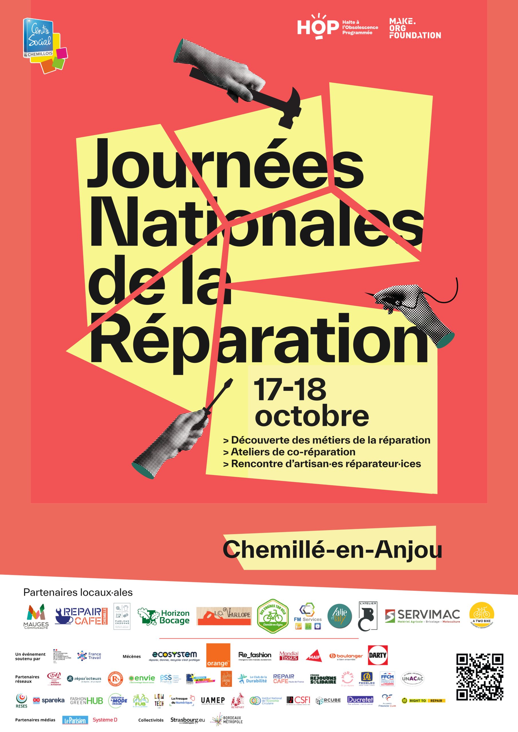 Lire la suite à propos de l’article Journées nationales de la réparation – 17 et 18 octobre 2025